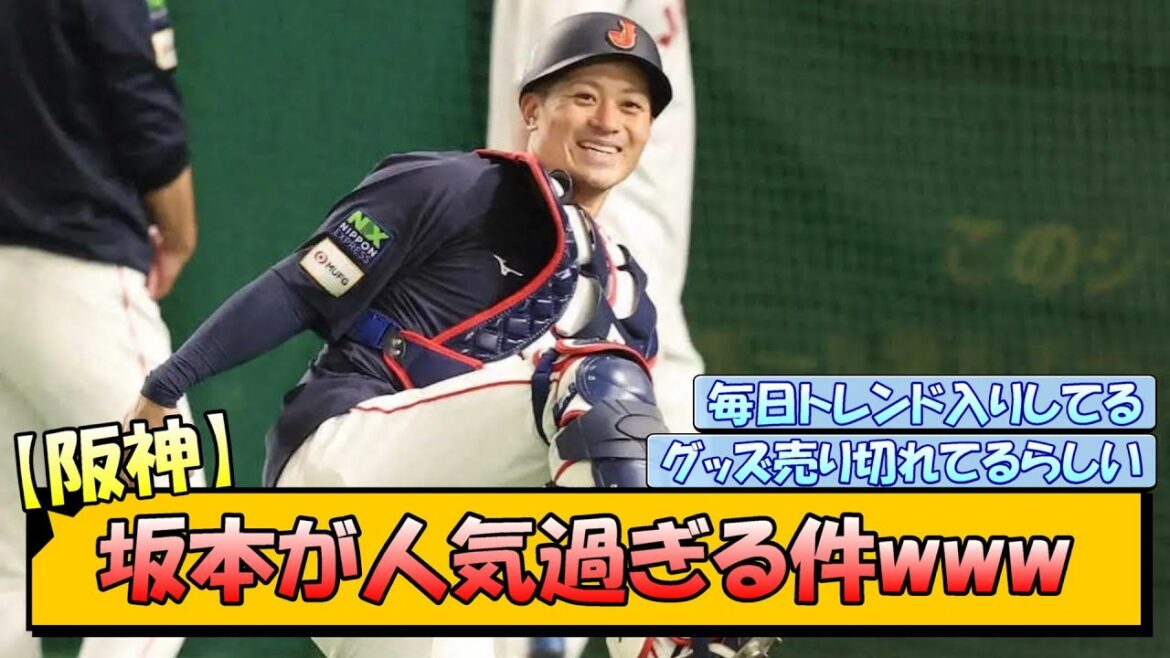 【阪神】坂本が人気過ぎる件www