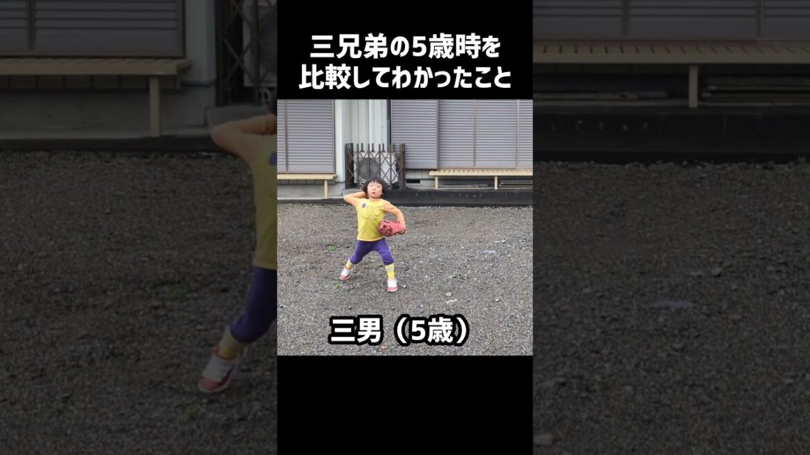 〈三兄弟を比較〉これが進化というものか