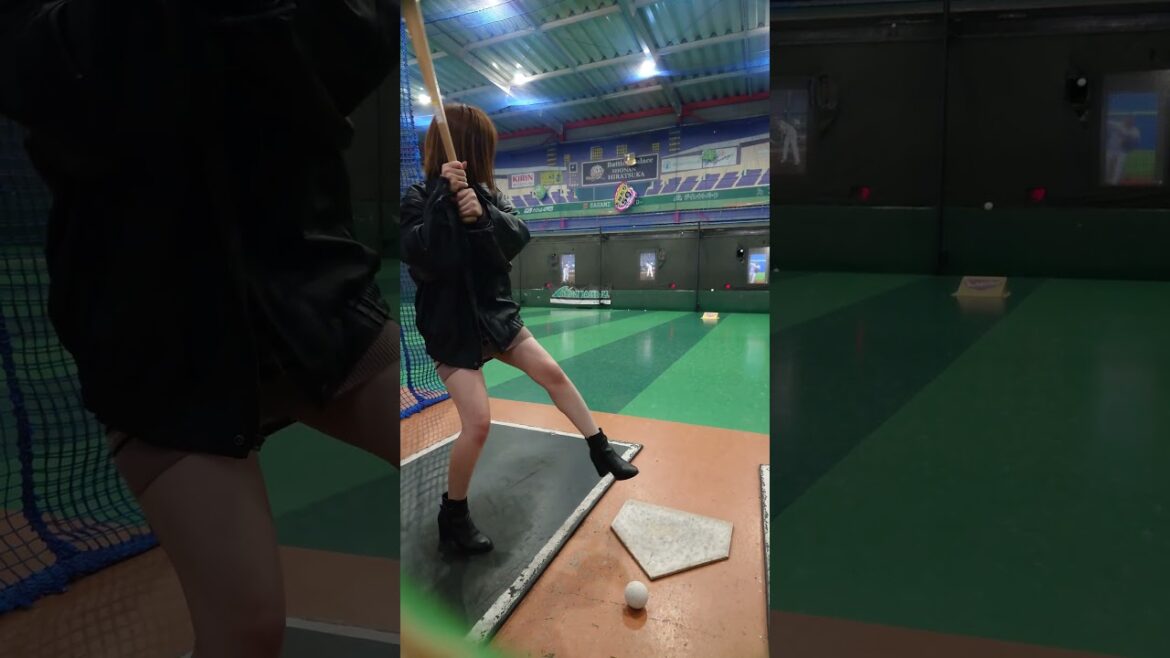 牧秀悟！ #野球女子 #baseball ＃バッティング