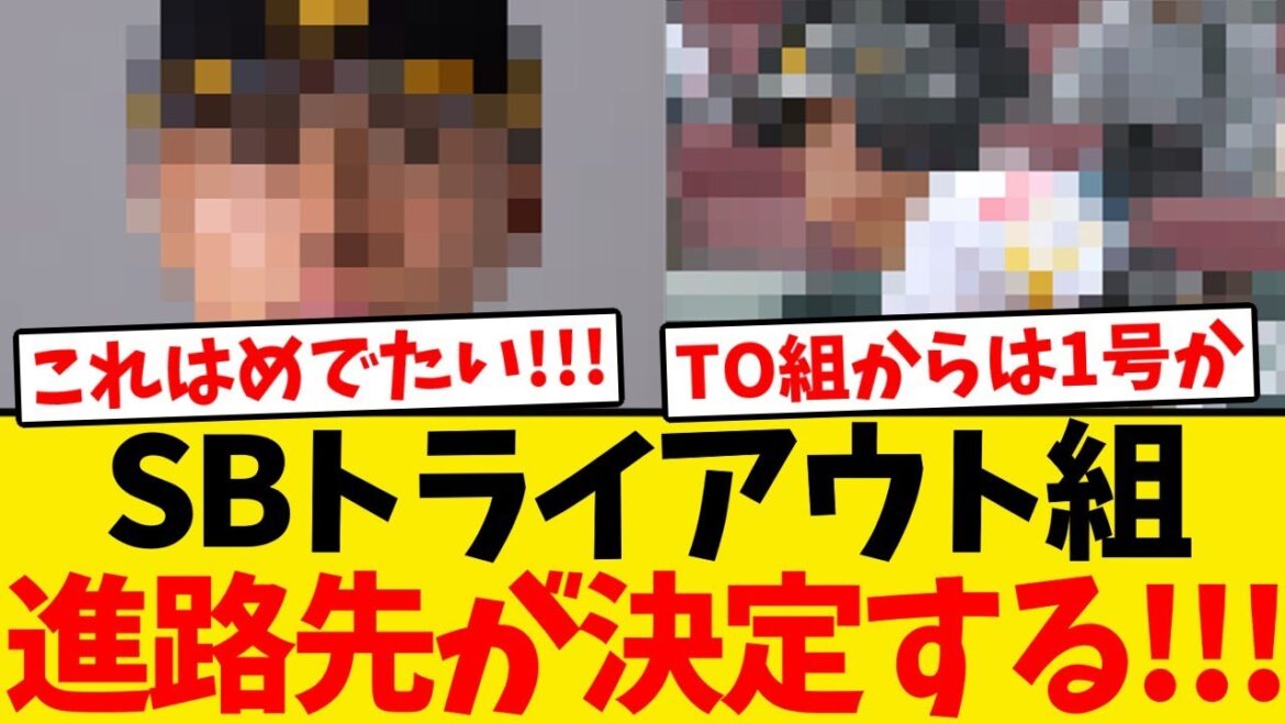 【朗報】ホークス選手、トライアウト→所属球団が決定する!!!