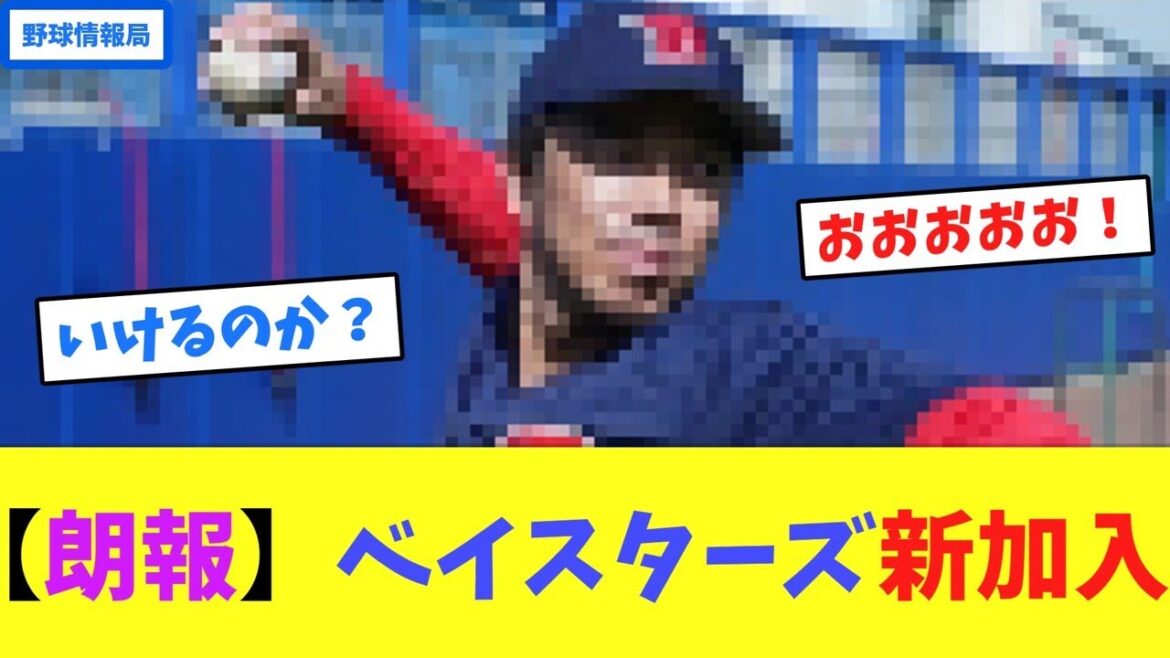 【朗報】ベイスターズ新加入【ネット情報局】 【朗報】ベイスターズ新加入【ネット情報局】