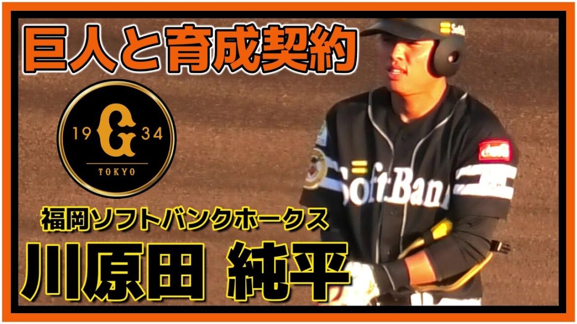 【≪巨人と育成契約締結/打撃と守備シーン≫背番号は067に!ソフトバンクを戦力外も新天地で再出発!三拍子揃った内野手!/NPB・独立リーグ交流戦】福岡ソフトバンクホークス・川原田 純平(青森山田高) 【≪巨人と育成契約締結/打撃と守備シーン≫背番号は067に!ソフトバンクを戦力外も新天地で再出発!三拍子揃った内野手!/NPB・独立リーグ交流戦】福岡ソフトバンクホークス・川原田 純平(青森山田高)