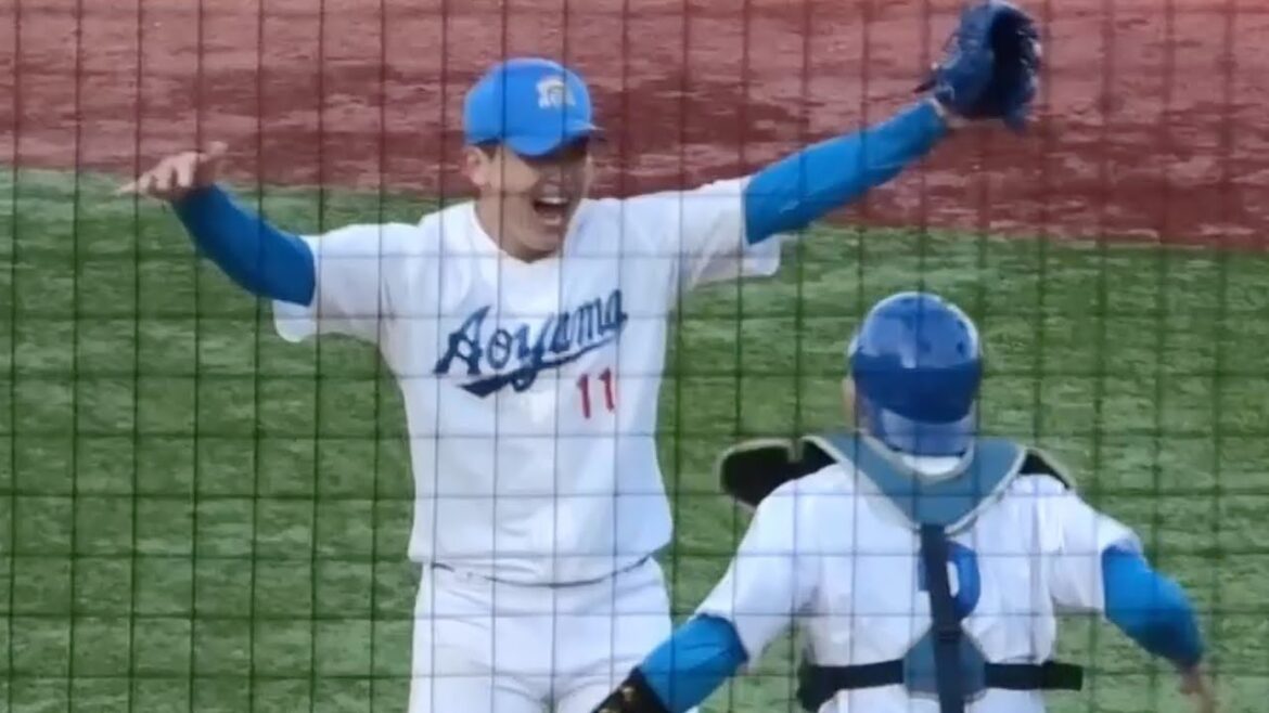 中日ドラ1中西聖輝、9回三者連続三振締め！青学大が史上６校目連覇の瞬間ハイライト！明治神宮野球大会 2025年11月19日