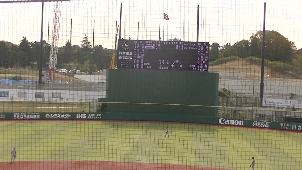 郡拓也 菊地大稀からフォアボールを選ぶ（読売ジャイアンツ紅白戦2025年11月12日 巨人秋季キャンプ）