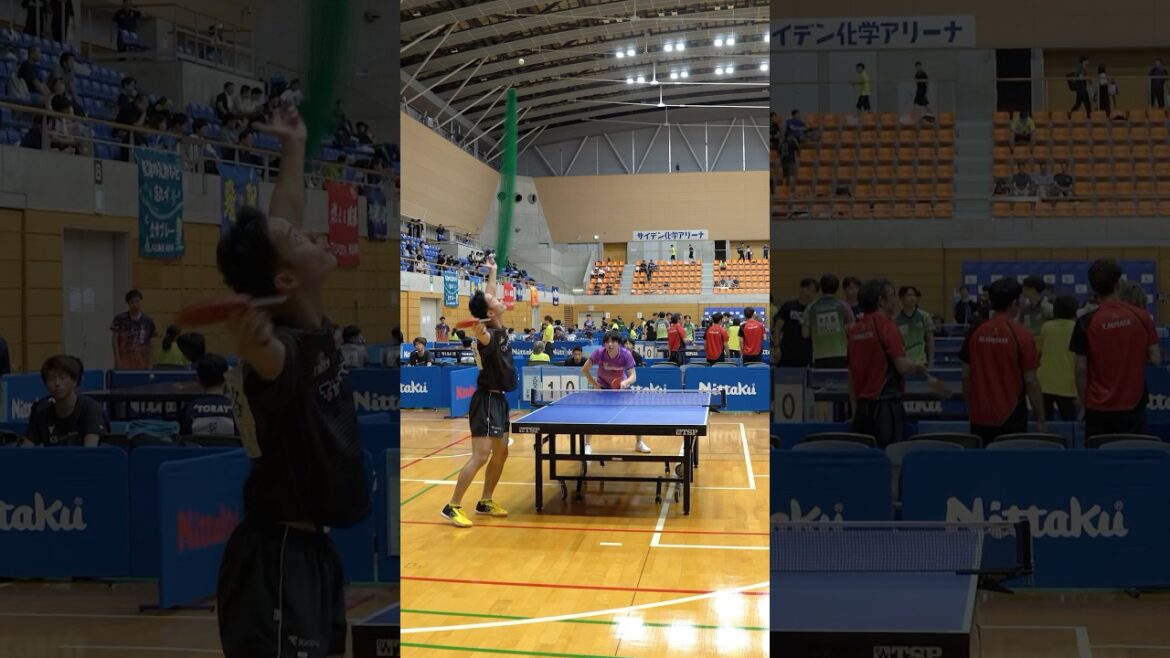 【美しい】羽ばたくようなハイトスサーブ🕊️💫🏓|川路斗真(TOKYO GAS) #shorts 【美しい】羽ばたくようなハイトスサーブ🕊️💫🏓|川路斗真(TOKYO GAS) #shorts