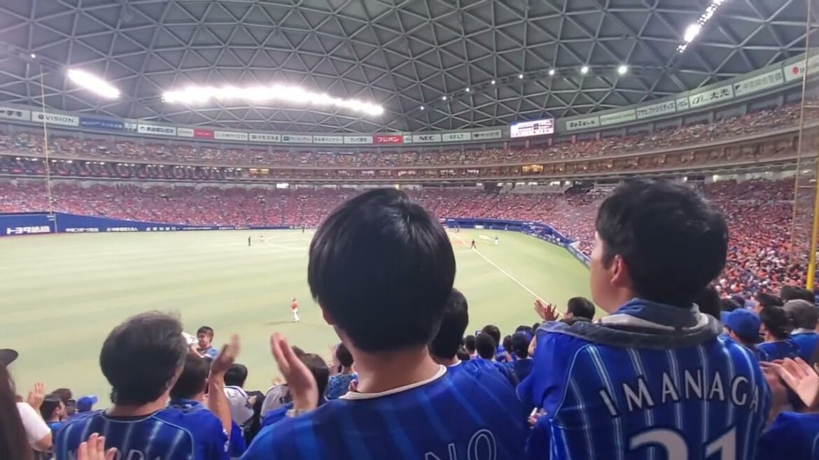 20241006　久しぶりに流れた♪【神里和毅　応援歌】　8回表　横浜DeNAﾍﾞｲｽﾀｰｽﾞ@ﾊﾞﾝﾃﾘﾝﾄﾞｰﾑ ﾅｺﾞﾔ･ﾚﾌﾄ外野 ﾅｺﾞﾔﾄﾞｰﾑ