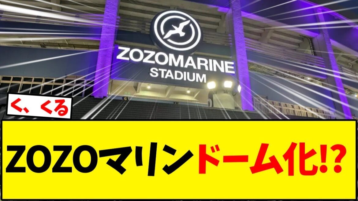 【千葉ロッテマリーンズ】ZOZOマリンドーム化!?【野球反応集】