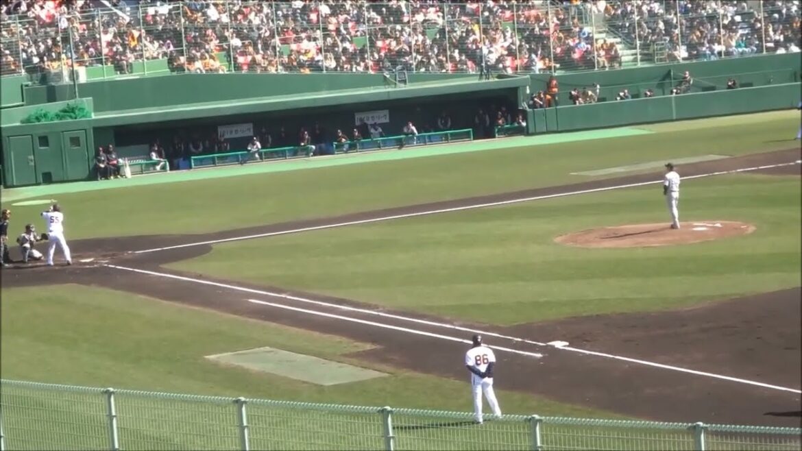 泉圭輔 vs 秋広優人（巨人2025春季キャンプ・紅白戦）