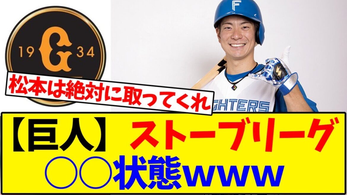 【読売ジャイアンツ】ストーブリーグ巨人が独走状態にｗｗｗ【野球反応集】