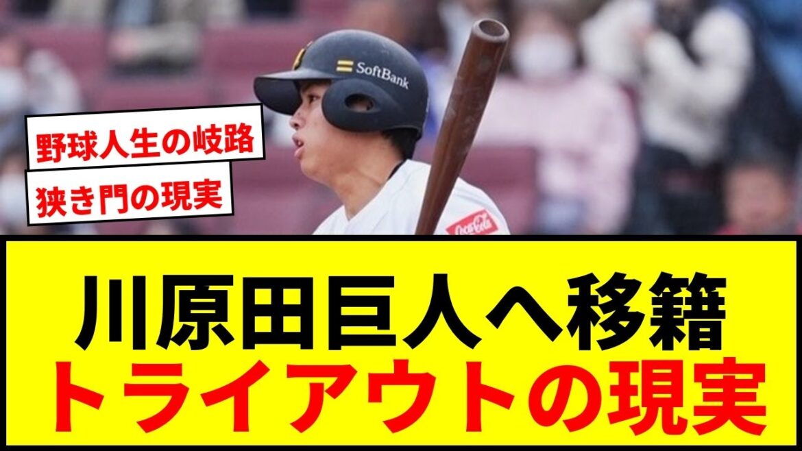 【速報】川原田純平が巨人へ!トライアウトで育成契約を勝ち取るも「狭き門」の現実に迫る 【速報】川原田純平が巨人へ!トライアウトで育成契約を勝ち取るも「狭き門」の現実に迫る