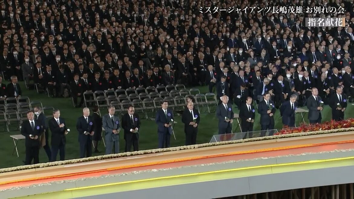 【ミスタージャイアンツ 長嶋茂雄 お別れの会】指名献花