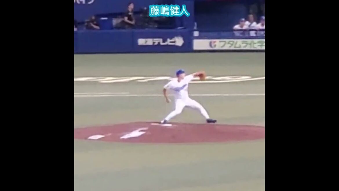 20250719　藤嶋健人の投球練習　#shorts　投球ﾌｫｰﾑ@ﾊﾞﾝﾃﾘﾝﾄﾞｰﾑ ﾅｺﾞﾔ･ﾚﾌﾄ外野 ﾅｺﾞﾔﾄﾞｰﾑ