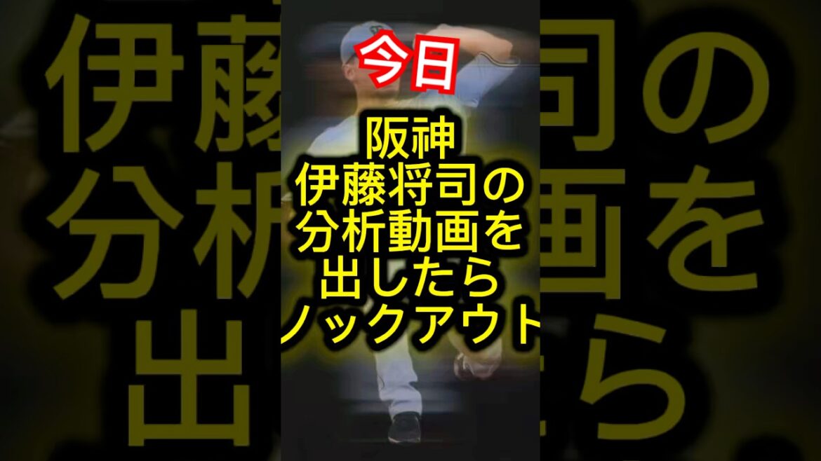今日阪神伊藤将司の分析動画を出したらノックアウト#プロ野球 #阪神タイガース #阪神 #タイガース #伊藤将司 #ショート #ショート動画 #shorts #中日ドラゴンズ #中日 #ドラゴンズファン