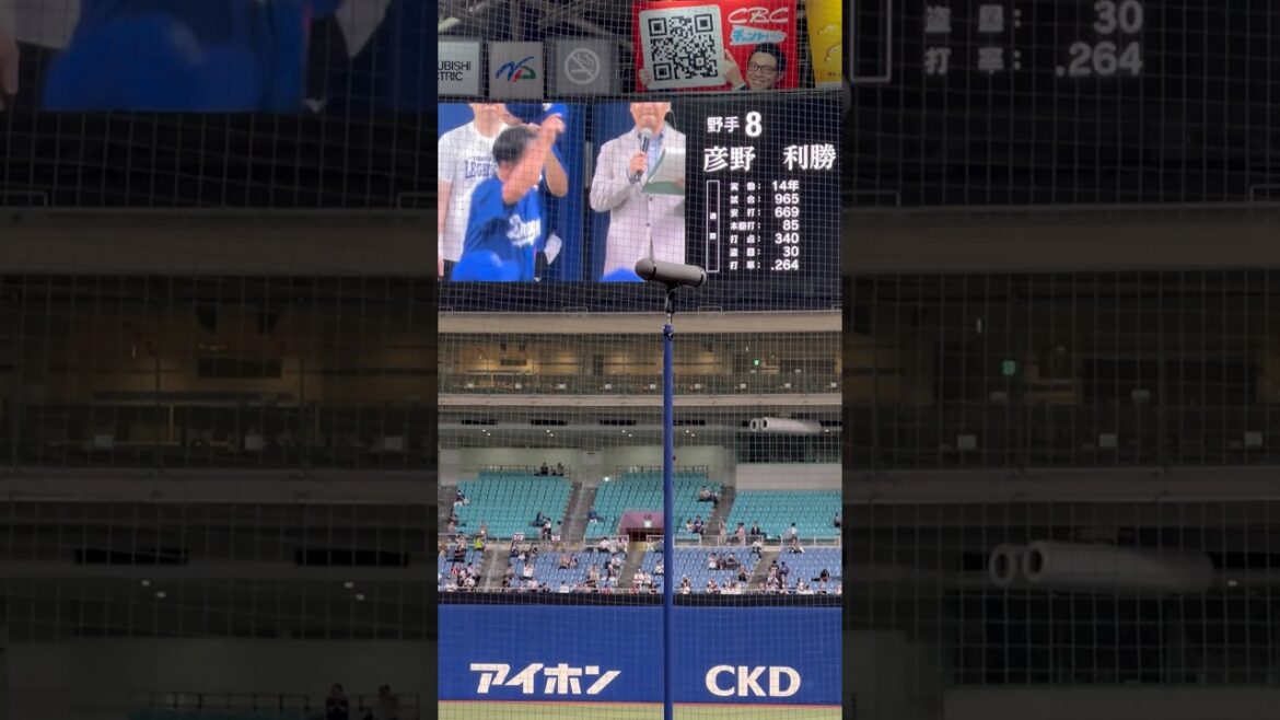 選手紹介✨久慈、平田、彦野、山崎、遠藤💫強竜チーム、野手✨中日レジェンドOB戦2024.7.25  ナゴヤドーム