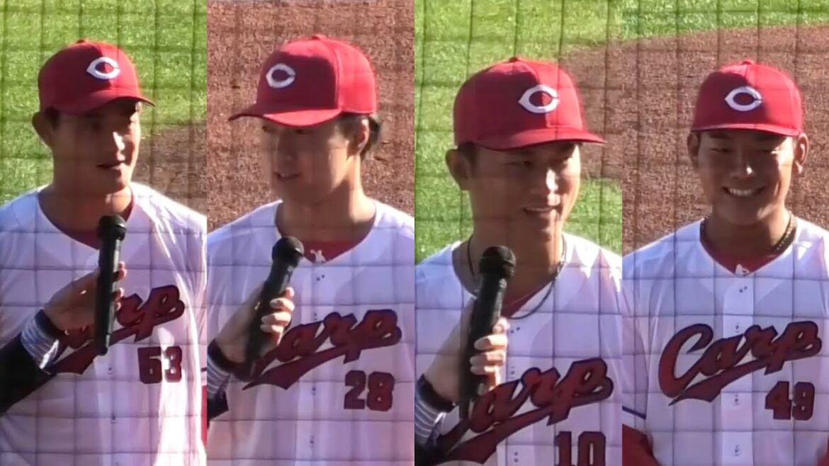 佐々木泰、渡邉悠斗 、佐藤柳之介、岡本駿ら8名がぼくたちカープ1年生トーク！カープファン感謝デー 2025年11月23日