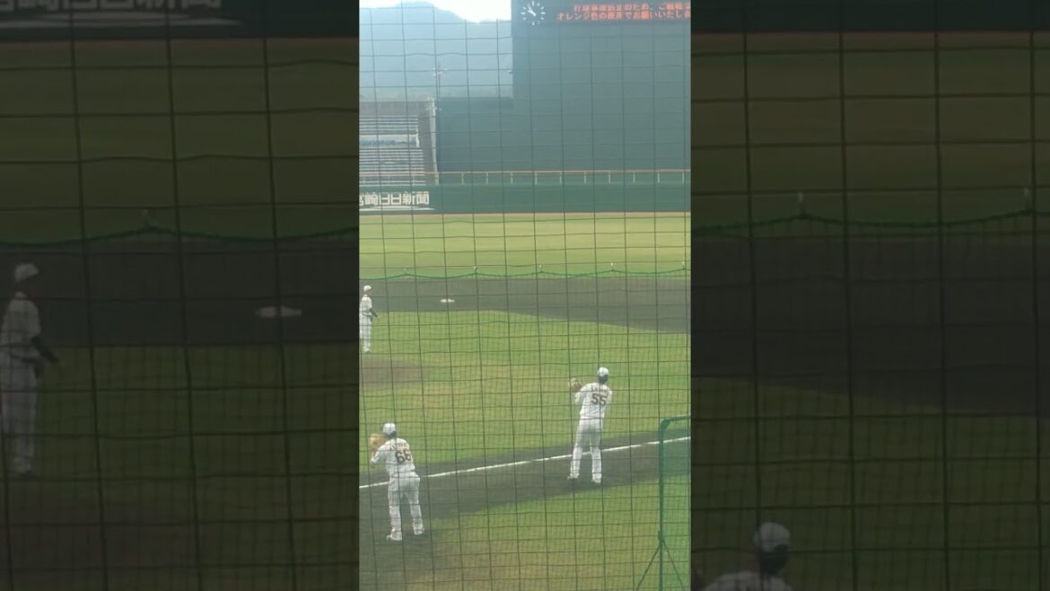 キャッチボール #喜多隆介 #湯浅大 #香月一也 #秋広優人 #廣岡大志 ～巨人2022秋季宮崎キャンプ～