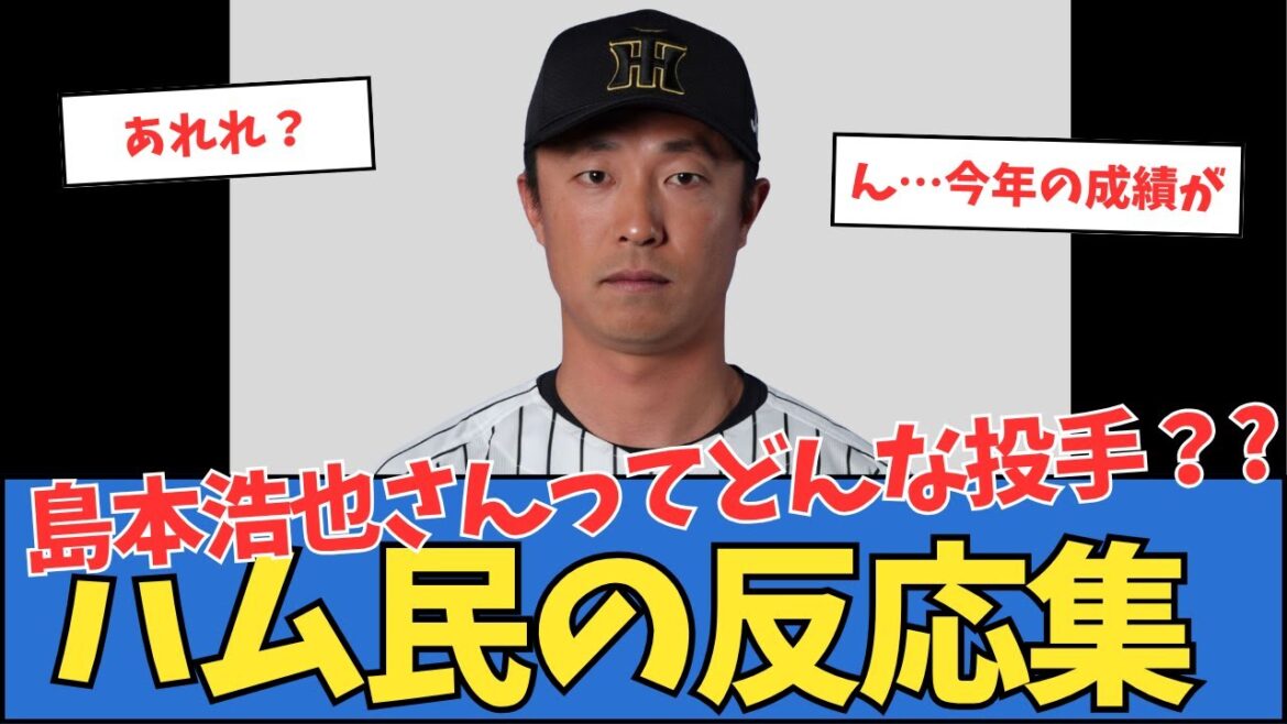 島本浩也ってどんな投手?ハム民の反応集 島本浩也ってどんな投手?ハム民の反応集