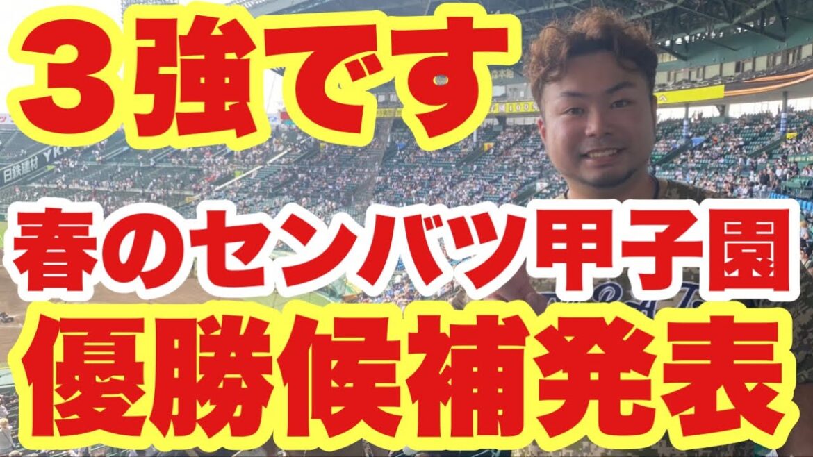 【高校野球】３強❗️センバツ甲子園❗️優勝校発表❗️