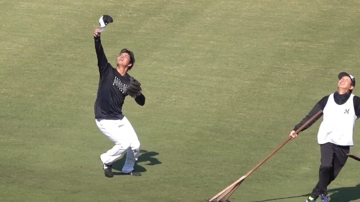 千葉ロッテマリーンズ秋季キャンプ 内野守備練習