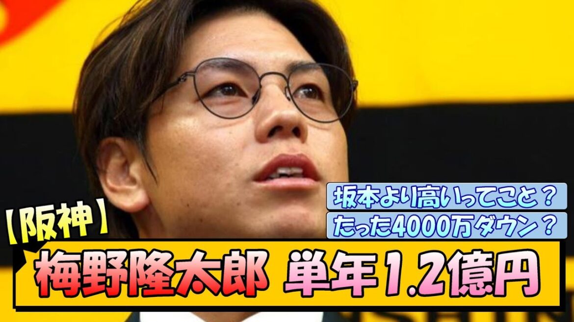【阪神】梅野隆太郎 単年1.2億円