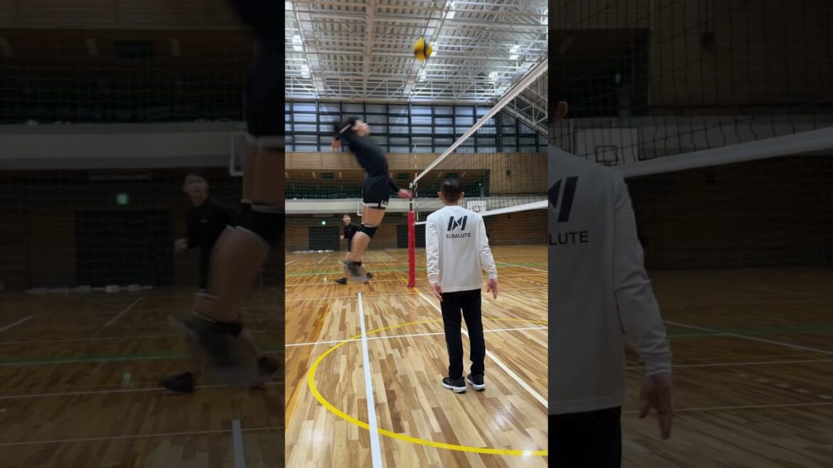 東福岡の名将藤元監督に「セッターやってください」と無茶振りしてみたら上手すぎた、、、