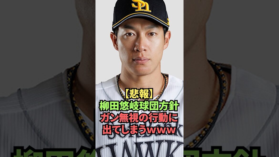 【悲報】柳田悠岐球団方針ガン無視の行動に出てしまうwww