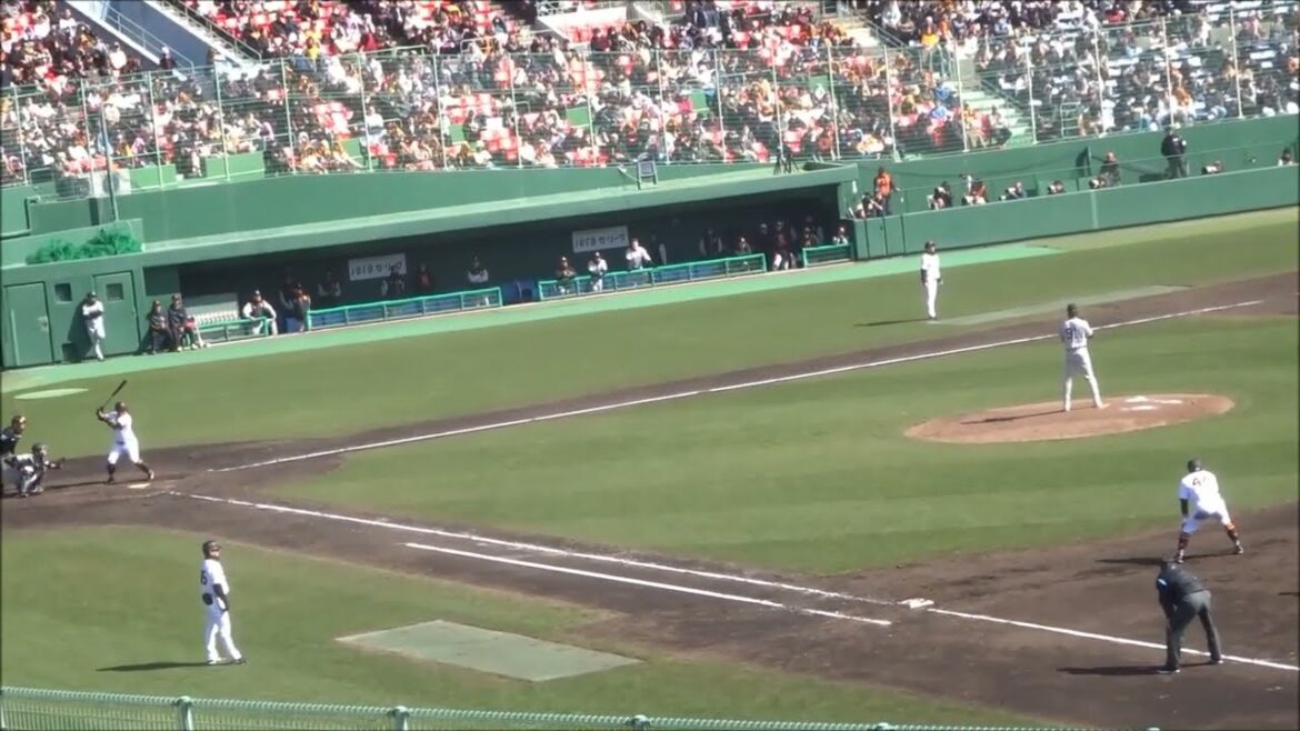 堀田賢慎 vs 浅野翔吾（巨人2025春季キャンプ・紅白戦）