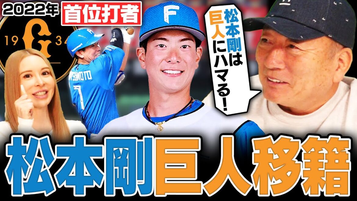 【速報】日本ハム松本剛がFAで巨人入り決断!『この移籍は大チャンス‼︎』阿部監督が好む選手⁉︎FA移籍で高木豊が感じたこと【プロ野球ニュース】 【速報】日本ハム松本剛がFAで巨人入り決断!『この移籍は大チャンス‼︎』阿部監督が好む選手⁉︎FA移籍で高木豊が感じたこと【プロ野球ニュース】