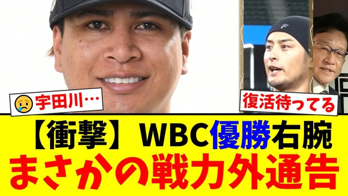 オリックス、WBC優勝投手・宇田川優希にまさかの戦力外通告。トミー・ジョン手術からの復活を期す右腕にファンからは「マジか…」と衝撃の声と「絶対戻ってこい」という激励が殺到。【プロ野球ファンの反応】