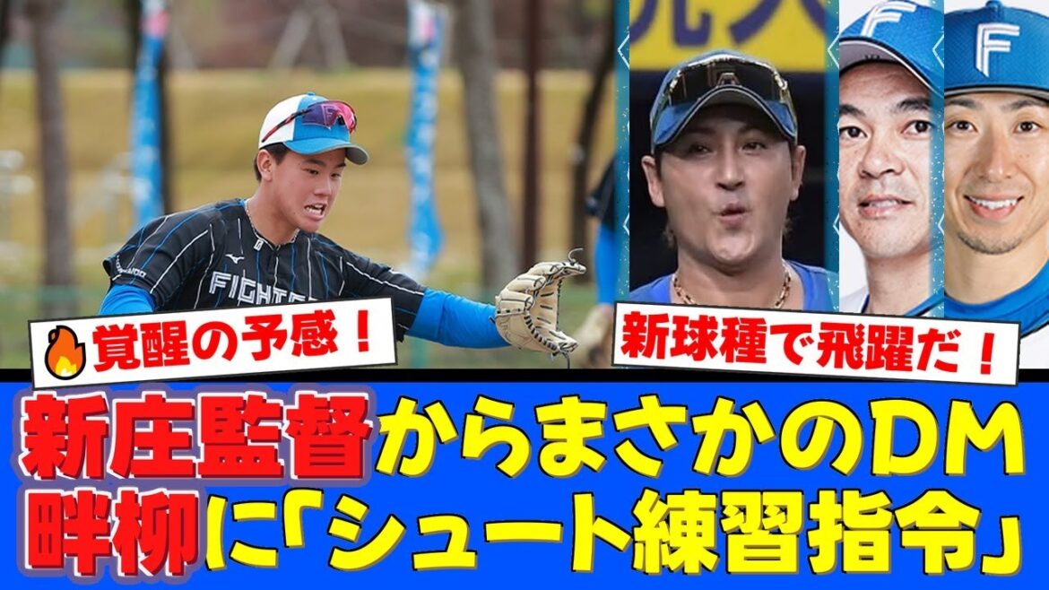 【覚醒の予感】畔柳亨丞、新庄監督からの”異例のDM指令”で新球シュート習得へ！武田コーチ＆金子千尋の豪華指導で来季のブレークは確実か！？【プロ野球ファンの反応】