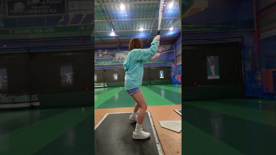 山田哲人みたいなホームラン打ってみた！#野球女子 #baseball#山田哲人