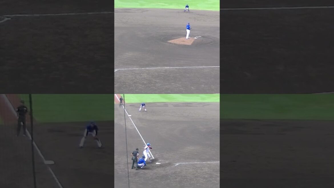 150キロで日ハム水谷瞬を三振にとる横浜DeNA育成外国人 ディアス【日本ハムファイターズ対 横浜DeNAベイスターズ2024年5月8日】