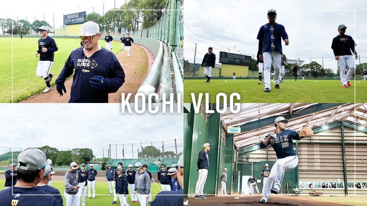 【VLOG③】高知秋季キャンプの1日🛫｜選手との距離が近すぎた🔥