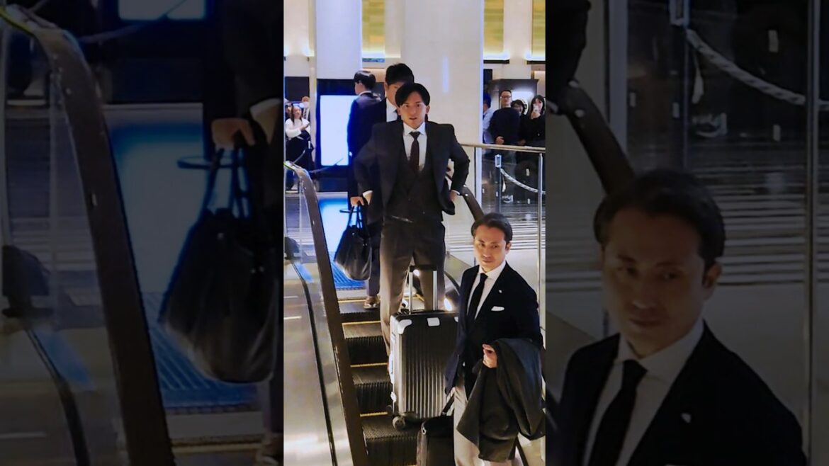 会場入りをする宗山塁選手。NPBアワード2025 #楽天イーグルス #宗山塁