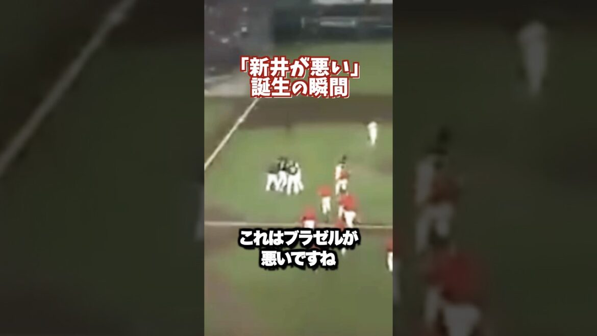 「新井が悪い」誕生の瞬間 #shortsfeed #プロ野球 #阪神タイガース #広島東洋カープ