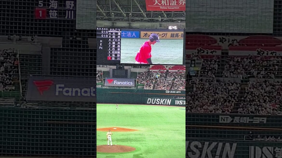 ピッチャーは笹川 バッターたつる                       #福岡ソフトバンクホークス #柳町達 #ファンフェス