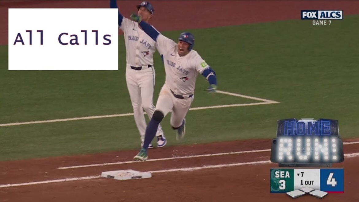 All TV/Radio Calls of George Springer's Go-Ahead Home Run in Game 7 of the 2025 ALCS