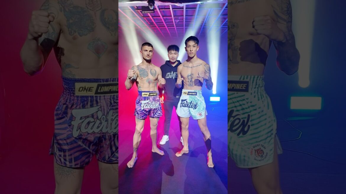Silviu Vitez vs Tomoki Sato face off | ONE Friday Fights 106 #onelumpinee
