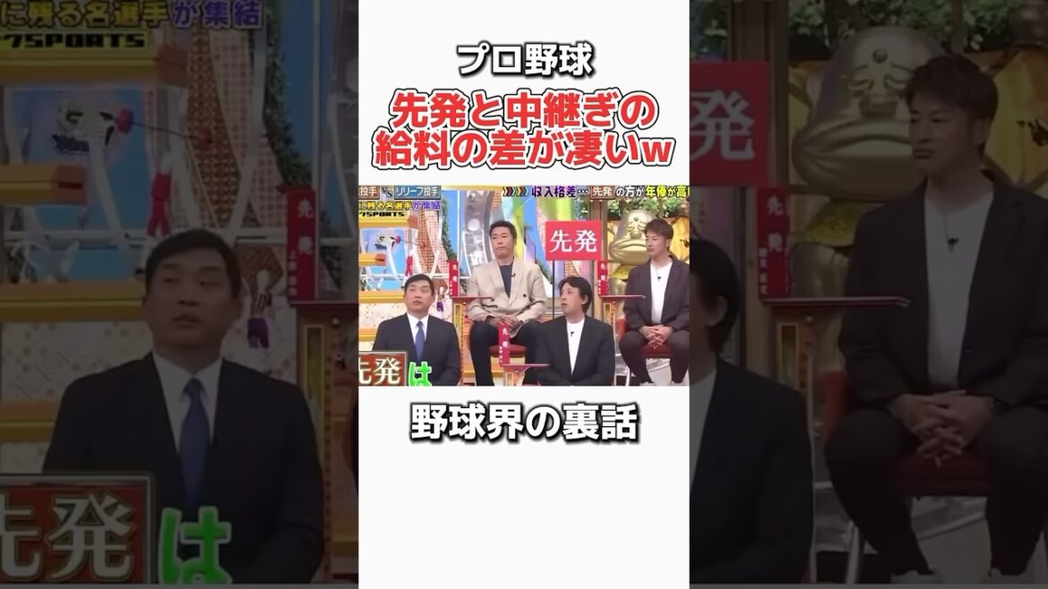 プロ野球】投手によっての給料の違いがリアルすぎるw #野球v#プロ野球 #お笑い #ダウンタウン #巨人 #読売ジャイアンツ