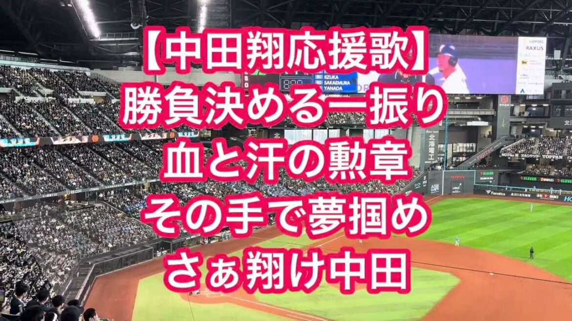 【日韓OB戦】北海道日本ハムファイターズ 中田翔 応援歌【歌詞付き】