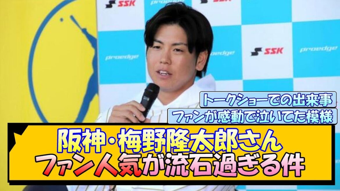 阪神・梅野隆太郎さん ファン人気が流石過ぎる件