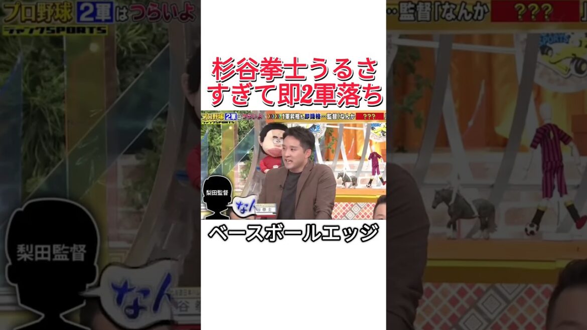 杉谷拳士うるさすぎて即2軍落ち #野球 #プロ野球 #ダウンタウン #おもしろ #浜田雅功 杉谷拳士うるさすぎて即2軍落ち #野球 #プロ野球 #ダウンタウン #おもしろ #浜田雅功