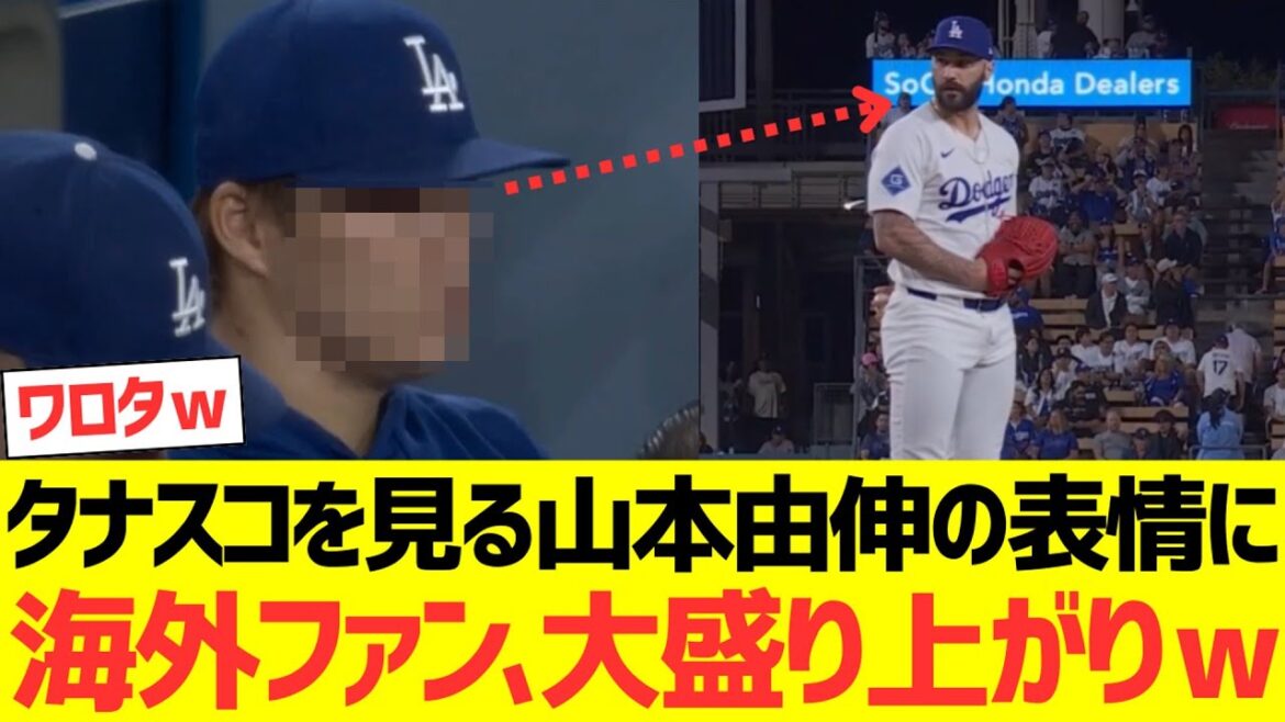 【海外の反応】タナースコットを見る山本由伸の表情に海外コメント欄大盛り上がりするwwwww 【海外の反応】タナースコットを見る山本由伸の表情に海外コメント欄大盛り上がりするwwwww