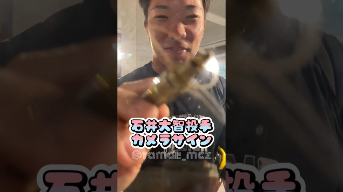 【阪神】石井大智投手カメラサイン