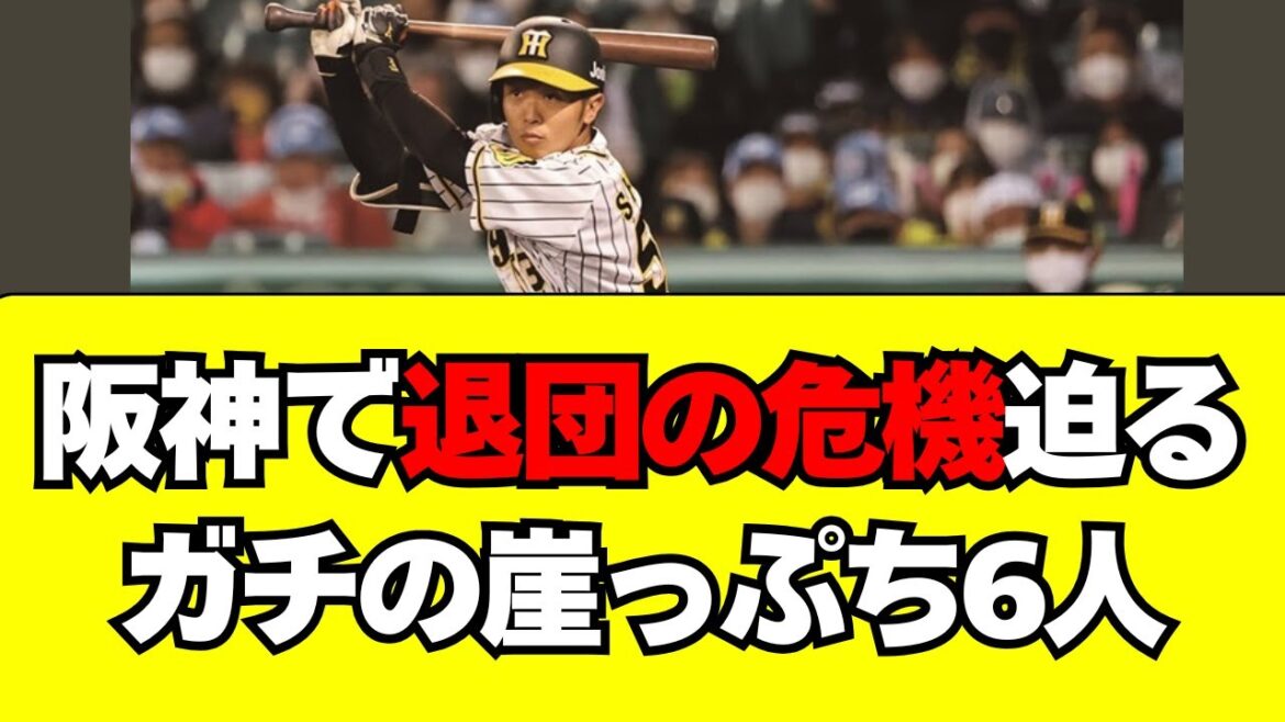 【阪神】退団の危機が迫る、ガチの崖っぷち選手6人