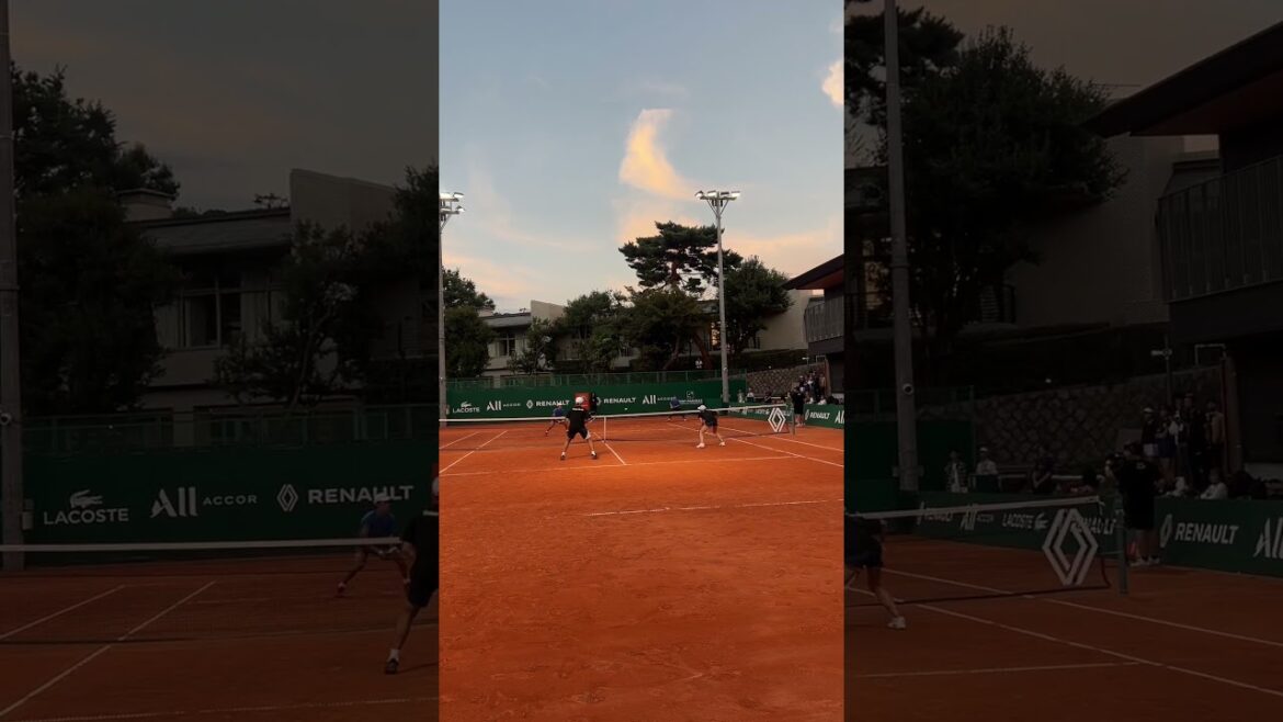 体の逃し方が上手すぎるボレー#shorts