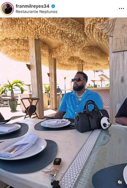 フランミル・レイエス選手のインスタグラム（＠franmilreyes34）より