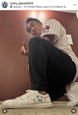 五十嵐亮太さんのインスタグラム（＠ryota_igarashi53）より