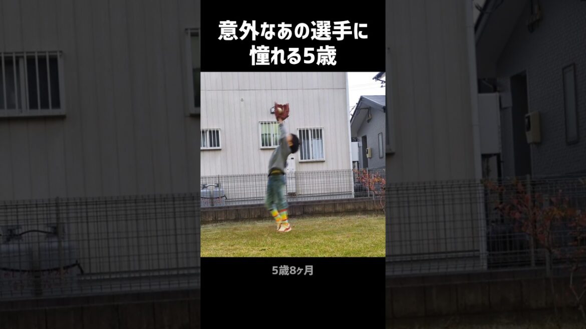 5歳が憧れる意外なプロ野球選手