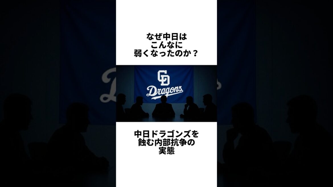 『チームの弱体化を招いた忌まわしき中日ドラゴンズの派閥争い』について #shorts #プロ野球 #野球 #中日ドラゴンズ #派閥 #落合博満 #星野仙一